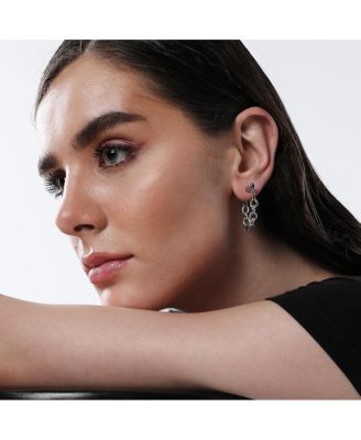 Women's The Chain Bar Hoop Earrings