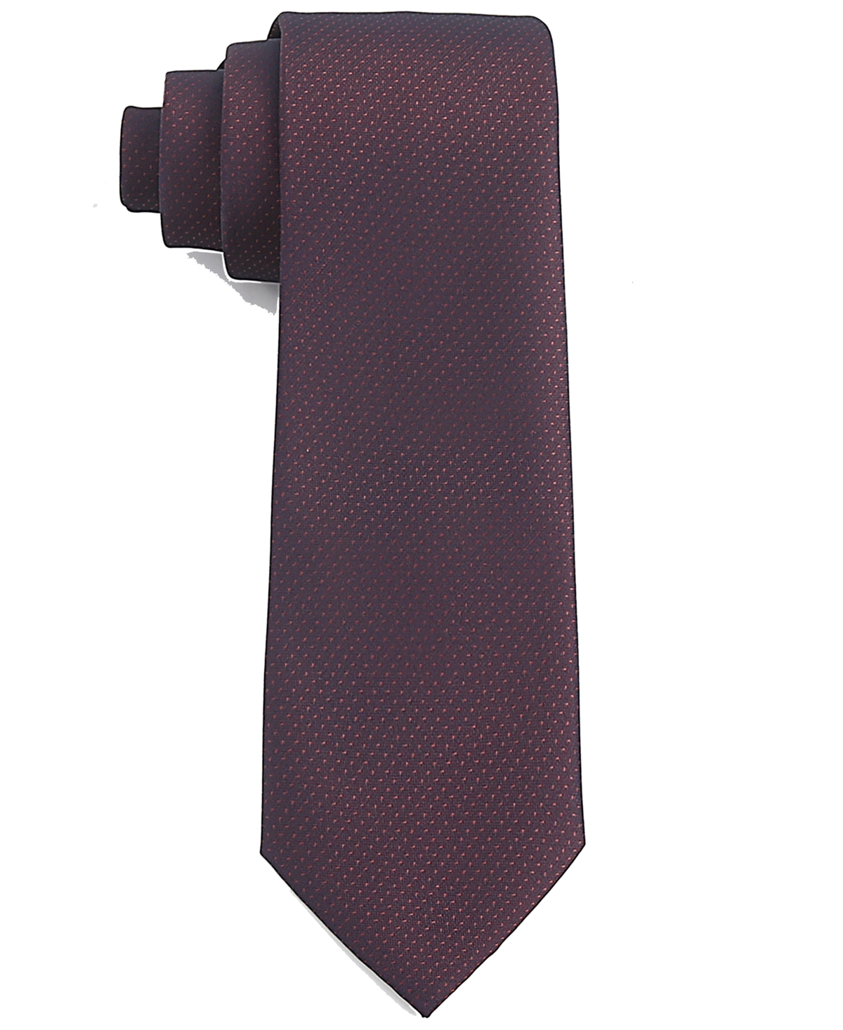Tom Baine Men's Floral Classic Tie In Burgundy