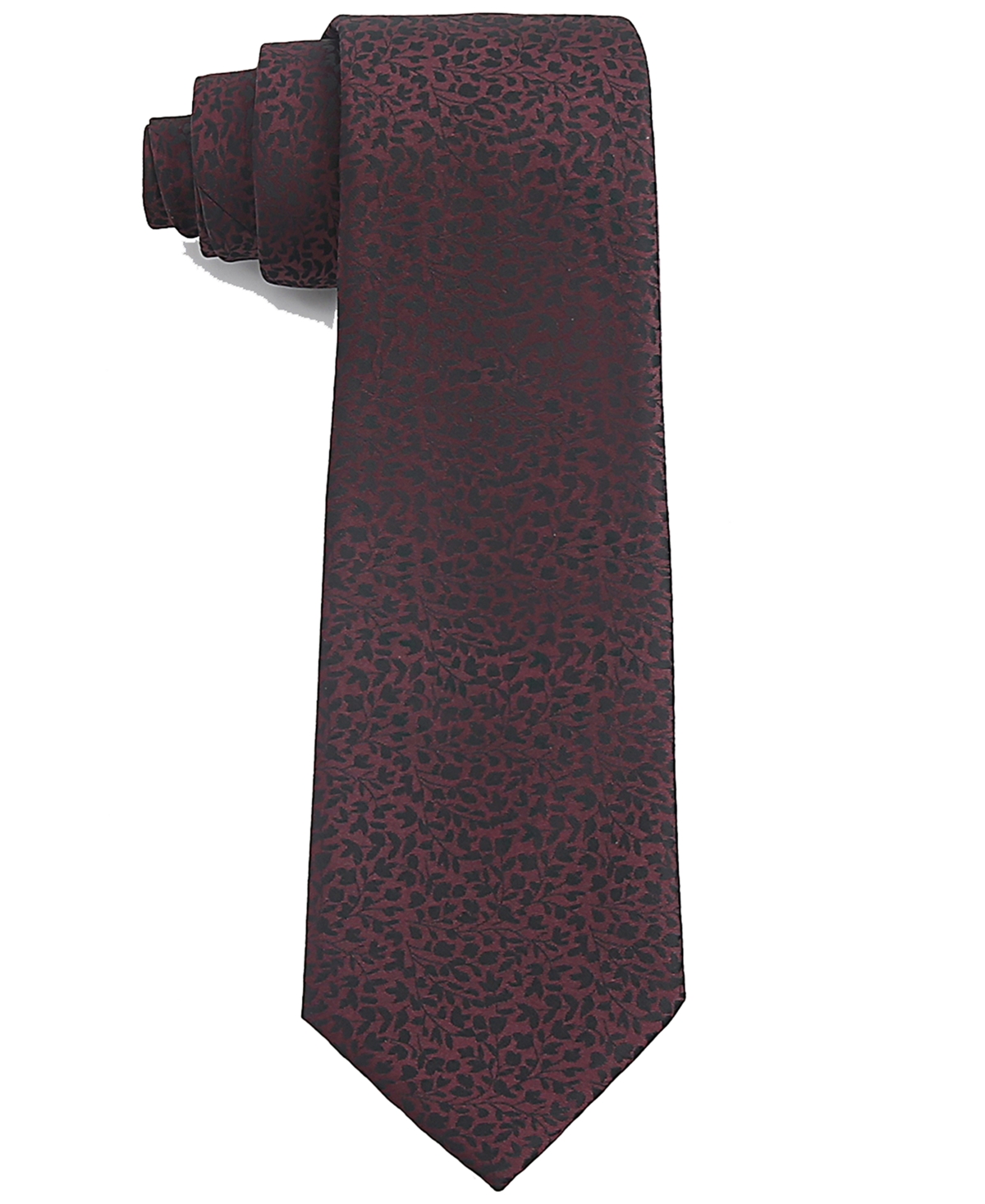 Tom Baine Men's Floral Classic Tie In Brown
