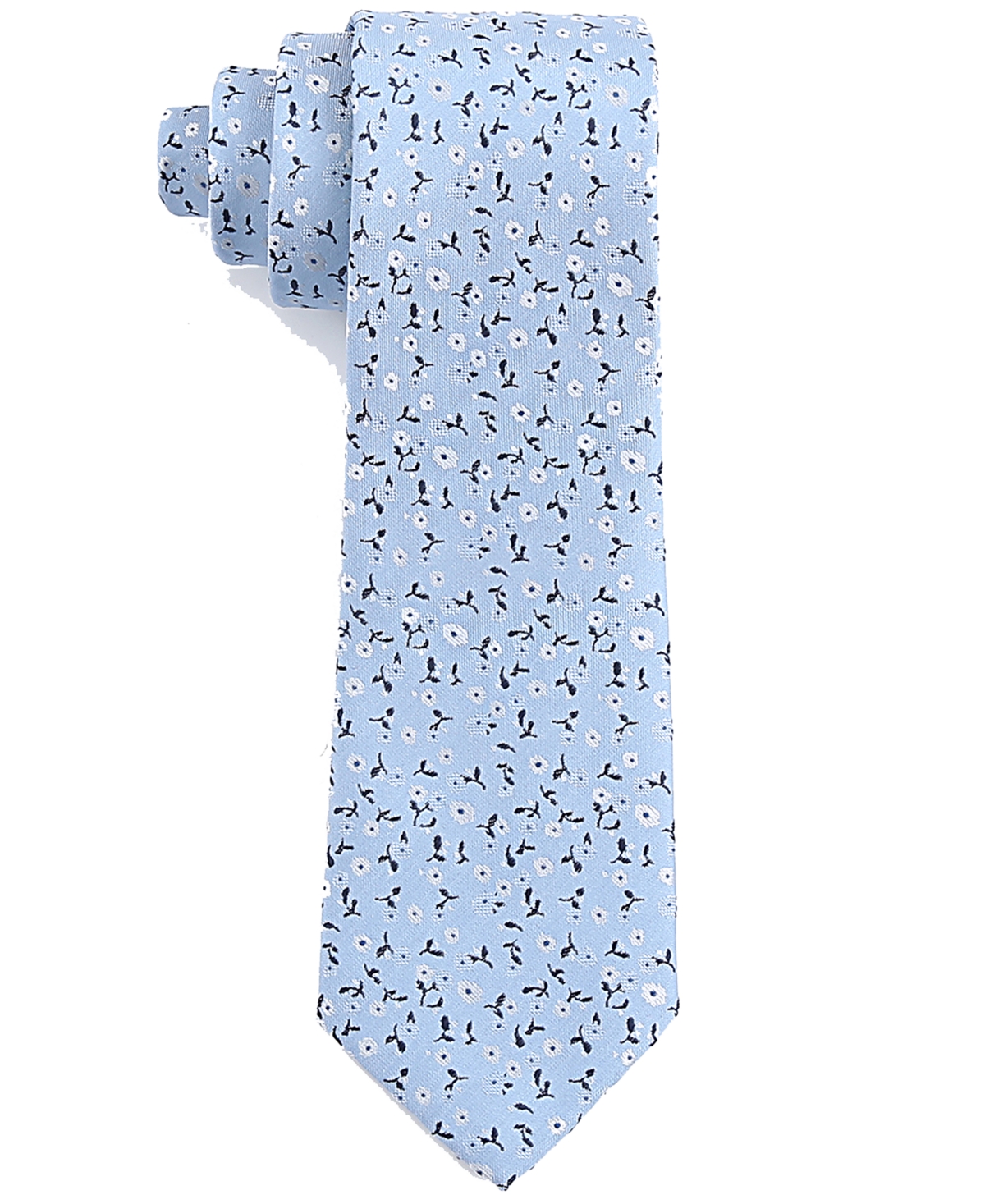 Tom Baine Men's Printed Classic Tie In Blue