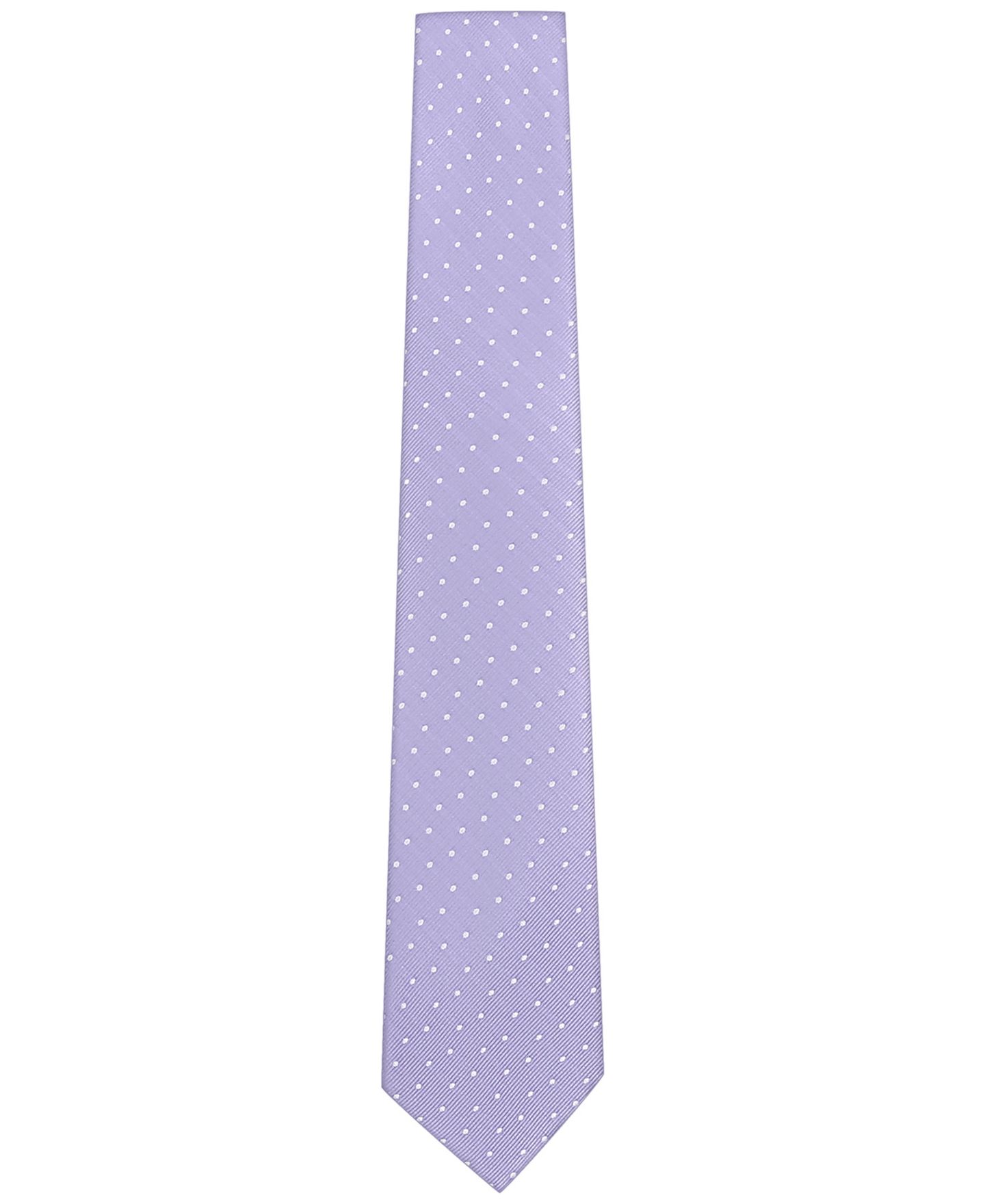 Мужской галстук Tom Baine Classic Pin Grid Pattern Tie, цвет: Яркий фиолетовый — фото 2
