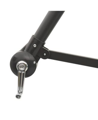 Garden Parasol Brown Polyester Large Collapsible Garden Parasol