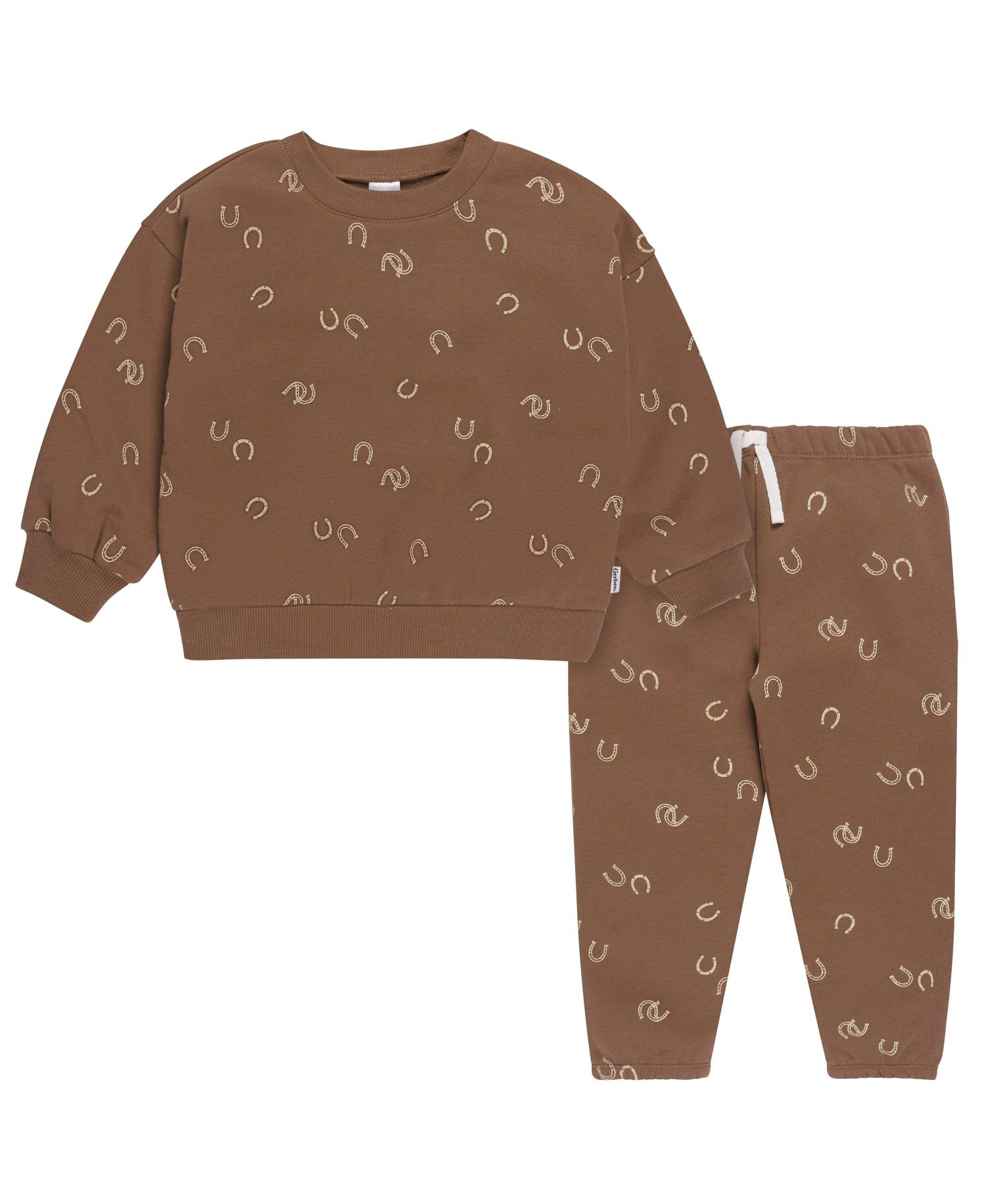 Baby Boys 2-Piece Fleece Outfit Set, Horseshoe