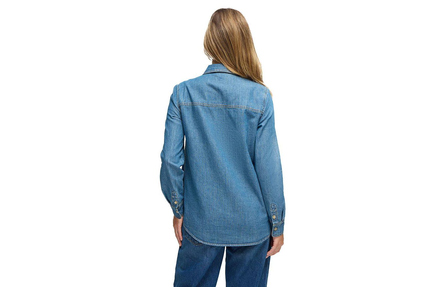 Maternity Ingrid + Isabel Denim Button Down Shirt