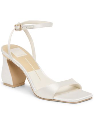 Dolce Vita - Women's Tilda Pearl Inlay Ankle Strap Dress Sandals