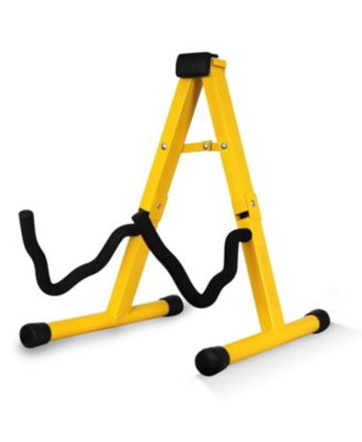 Guitar Stand 2PC A Frame w Soft Foam Arm Non Slip Rubber for Acoustic Electric Bass
