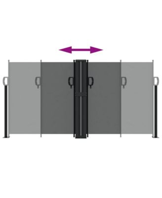 Retractable Side Awning Anthracite