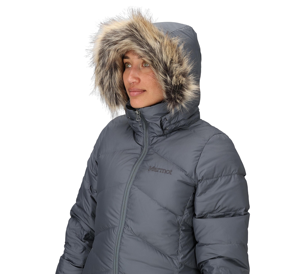 Marmot Women's Montreaux Winter Coat In Gray