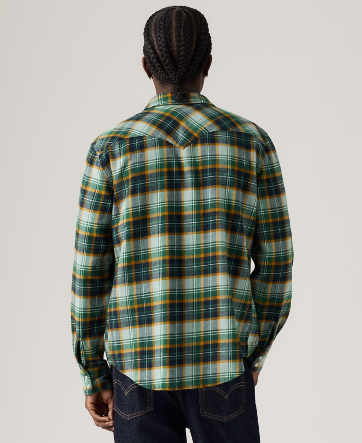 Levi's Men's Classic Standard Fit Western Shirt In Multi