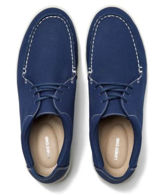 Men's Moc Toe Canvas Lace Up Sneakers