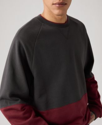Levi'&reg; Men's Relaxed Fit Crewneck Long Sleeve Red Tab Logo Sweatshirt