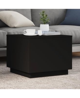 Coffee Table Black Engineered wood 19.7 in x 19.7 in x 15.7 in
