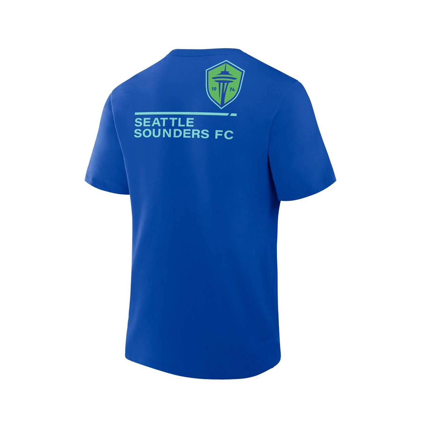 Мужская футболка Fanatics Blue Seattle Sounders FC Corner Kick Legacy — фото 2