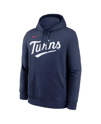 Men's Kirby Puckett Navy Minnesota Twins Player Name Number Club Pullover Hoodie