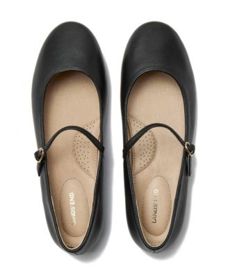 Women's Classic Leather Mary Jane Flats