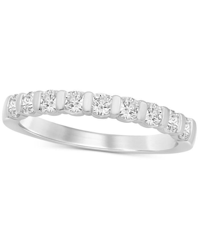 Lab Grown Diamond Ring (1/2 ct. t.w.) in 14K White Gold (also in 14K