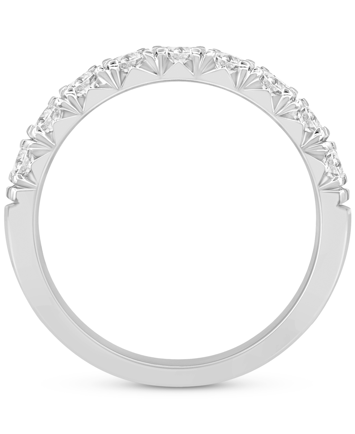 Macy's Lab Grown Diamond Ring (1 Ct. T.w.) In 14k White Or Yellow Gold In Neutral