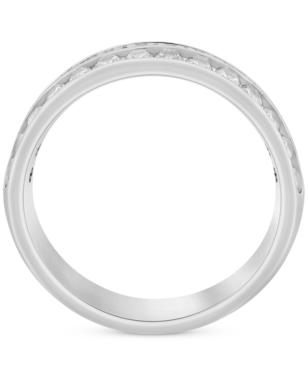 Macy's Lab Grown Diamond Ring (1 Ct. T.w.) In 14k White Or Yellow Gold In White