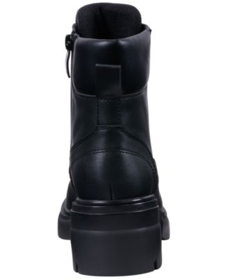 Women's Marley Lug Sole Lace Up Combat Booties