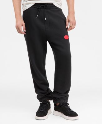 Dilvano Relaxed Fit Wax Logo Drawstring Joggers