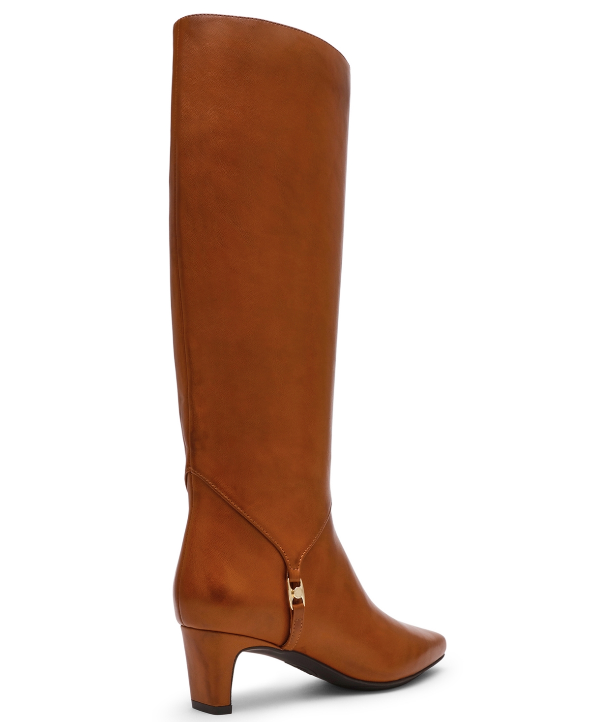 Anne Klein Womens Iverson Knee High Dress Boots Regular Wide Calf In Multi