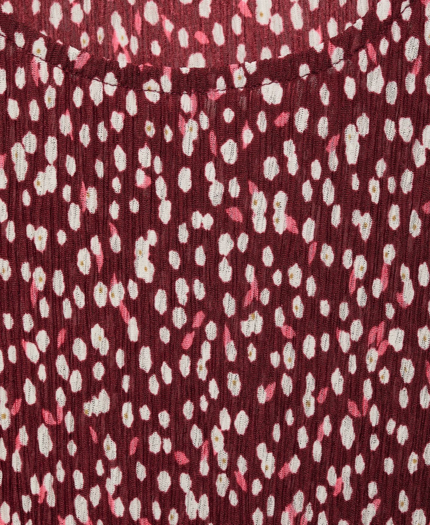 Женское платье Mango Floral-Print Maternity, цвет: Бордовый — фото 6