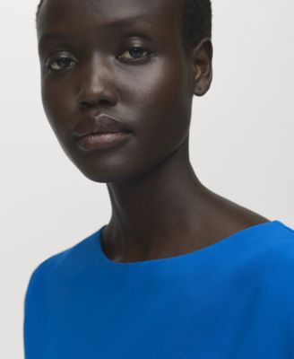 Women's Ruched Midi Dress