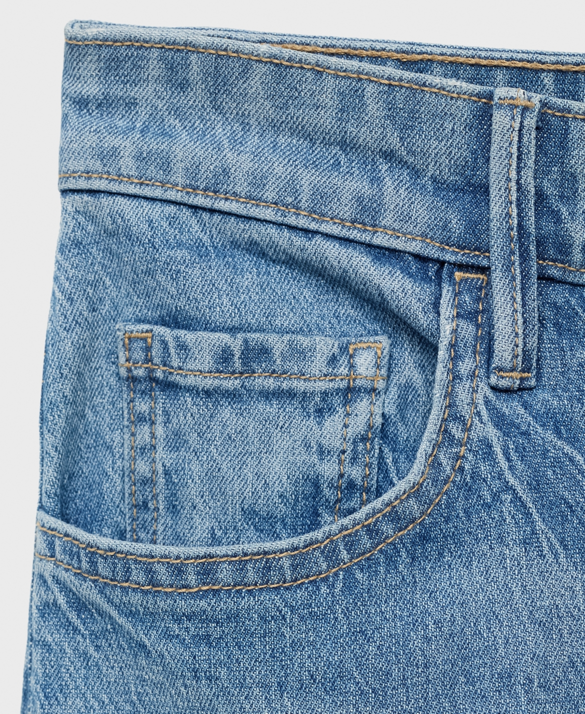Mango Women's High-waisted Wide-leg Jeans In Blue