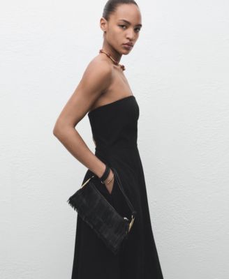 Women's Long Strapless Dress