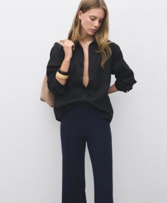 Women's Straight Knitted Pants