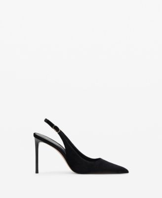 Women's Velvet Heeled Shoes