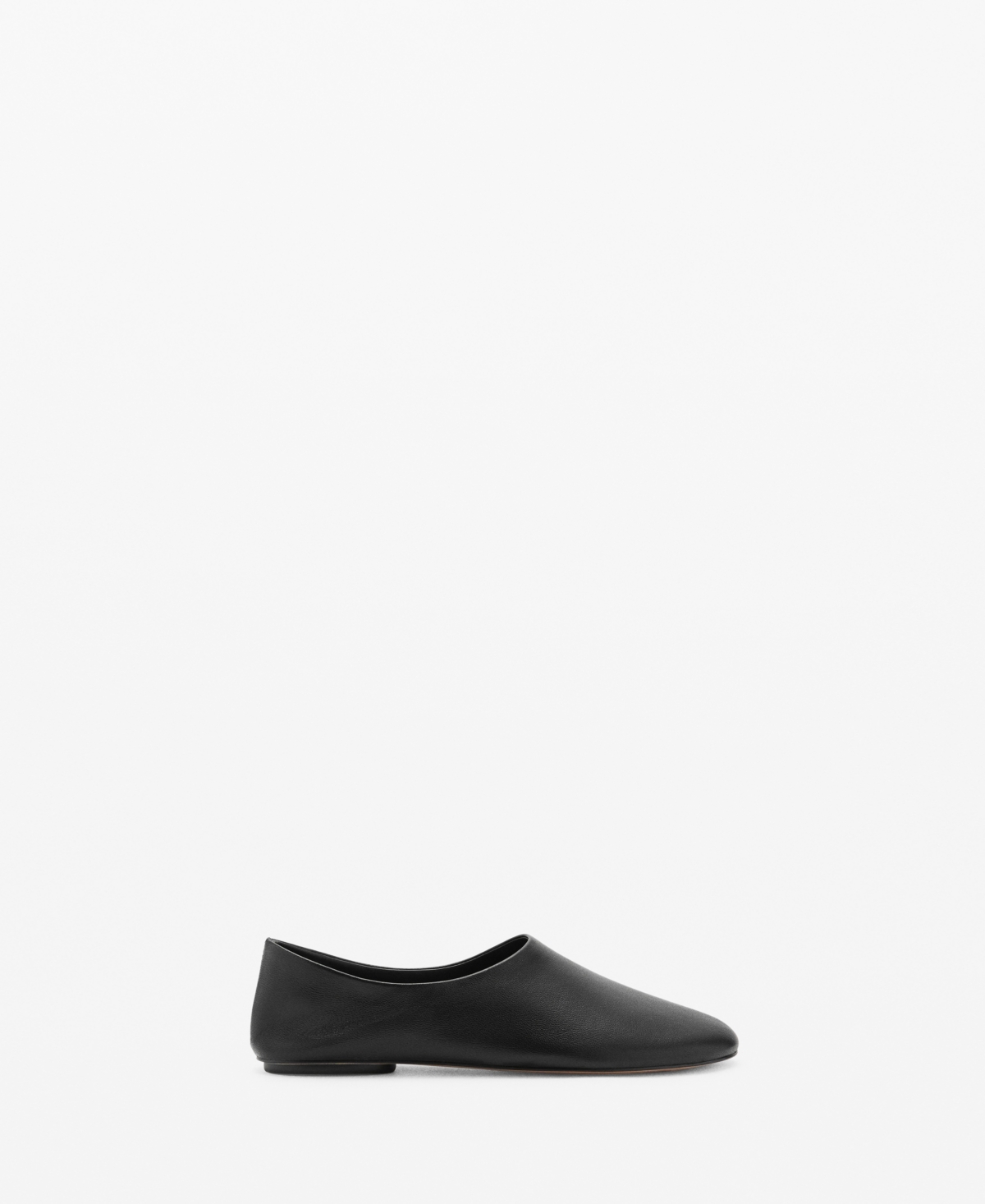 Mango Women's Leather Flat Shoes