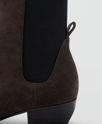 Women's Heel Suede Ankle Boots