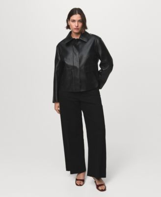 Women's Pockets Wide Leg Jeans