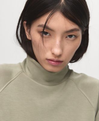 Women's High Collar Sweatshirt