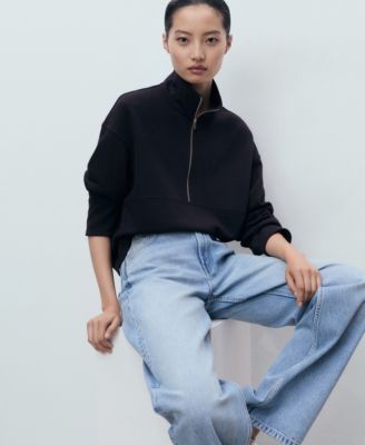 Women's Turtleneck Zipper Sweatshirt