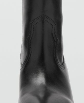 Women's Heel Leather Boots