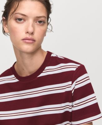 Women's Striped Short-Sleeved T-Shirt