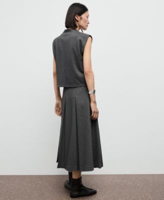 Women's Pleated A-Line Skirt
