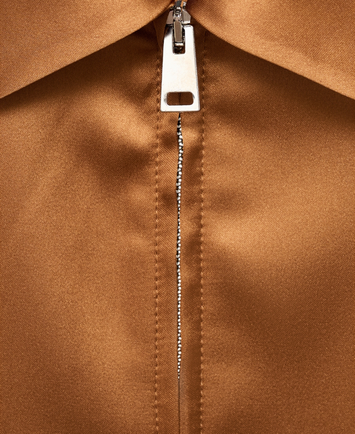 Mango Women's Pockets Satin Jacket