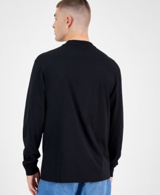 Men's Cotton Nagtox Long-Sleeve Crewneck Graphic T-Shirt