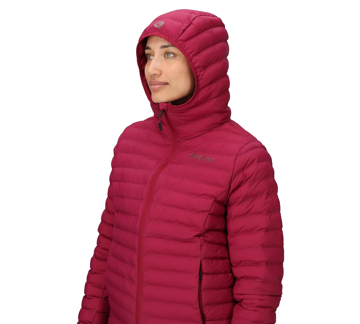 Marmot Women's Long Sleeve Elastic Bound Cuffs Hoodie In Red