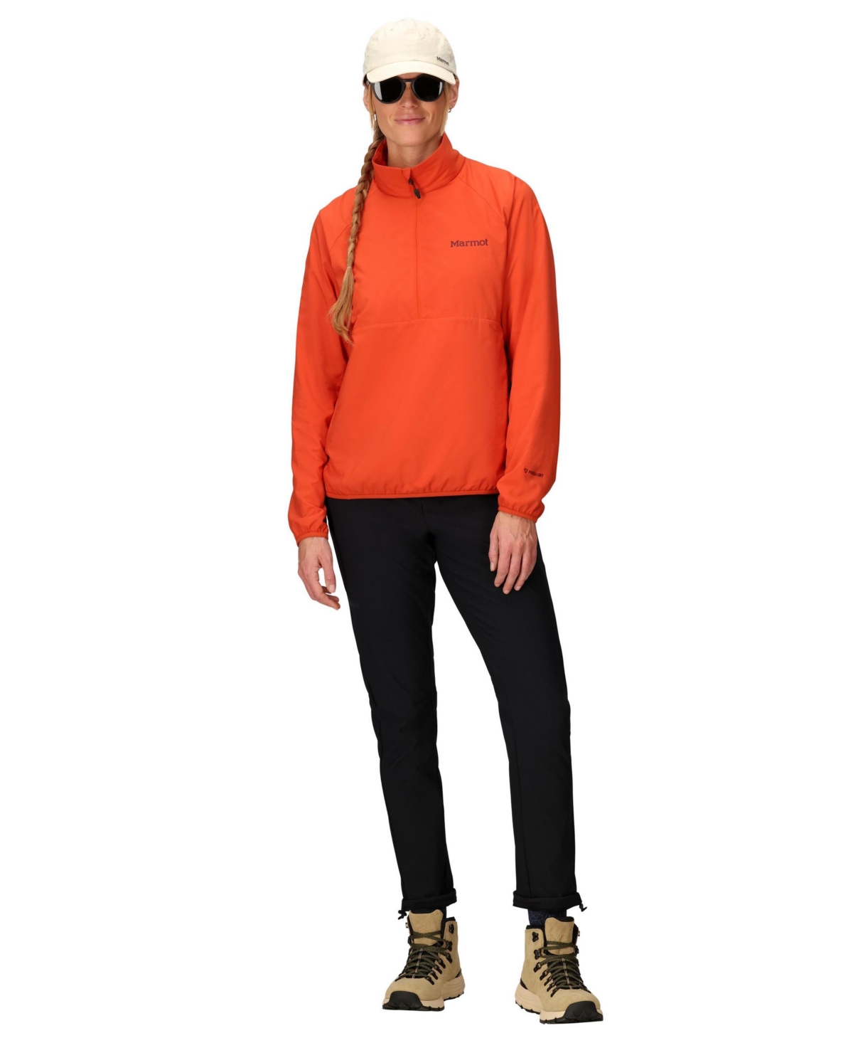 Marmot Women's Raglan Sleeve Sweatshirt In Orange
