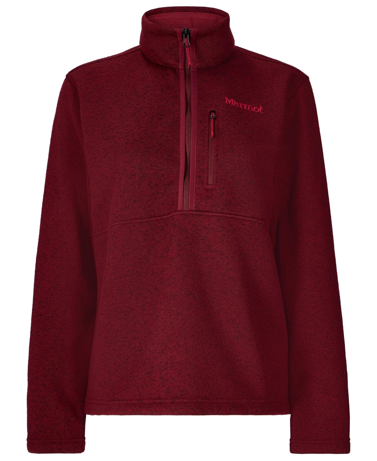 Marmot Women's Drop Line 1/2 Zip Jackets In Red