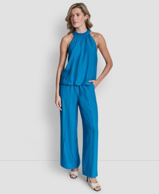 Women's Sleeveless Halter-Neck Top