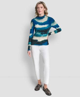 Women's Printed Long Sleeve Sweater