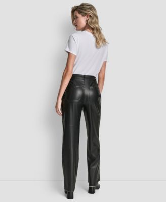 Women's Seamed Straight-Fit Pants