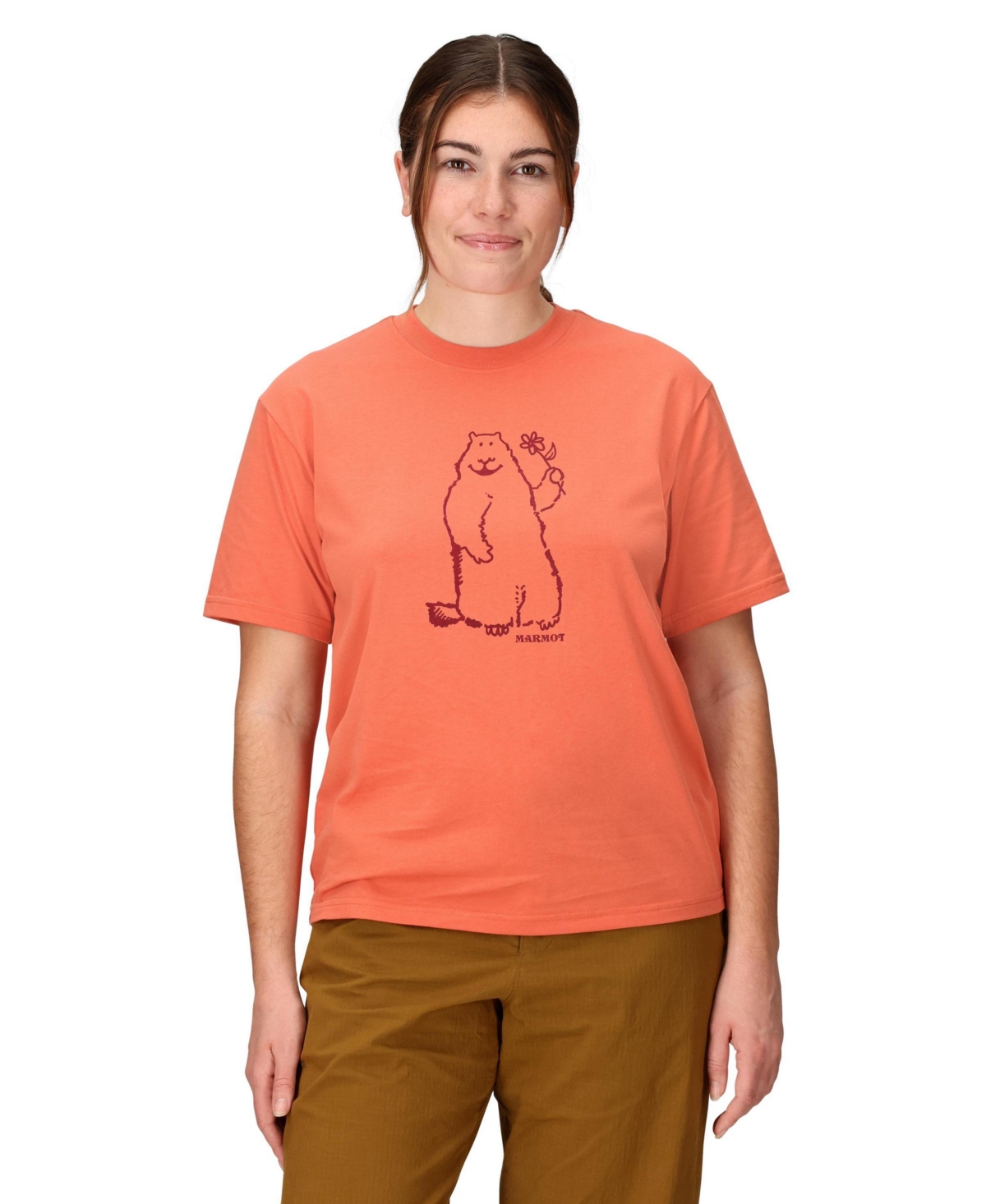 Marmot Women's Flower Marty Crewneck Short Sleeve T-Shirt