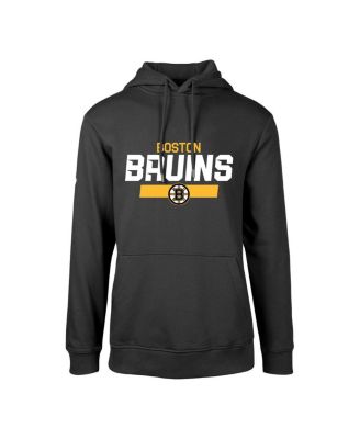 Men's David Pastrnak Black Boston Bruins Podium Name Number Pullover Hoodie