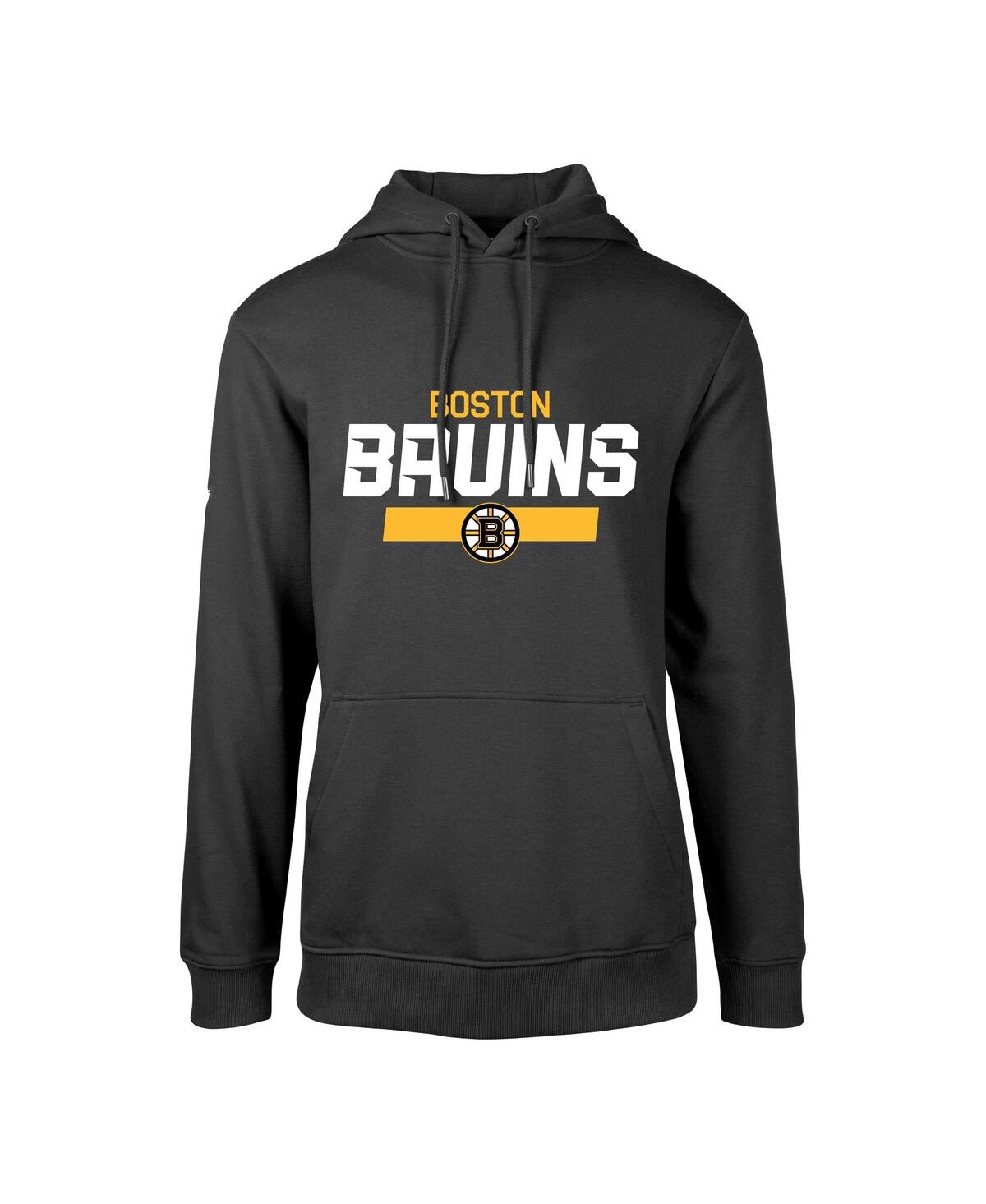 Levelwear Men's David Pastrnak Black Boston Bruins Podium Name Number Pullover Hoodie In Black